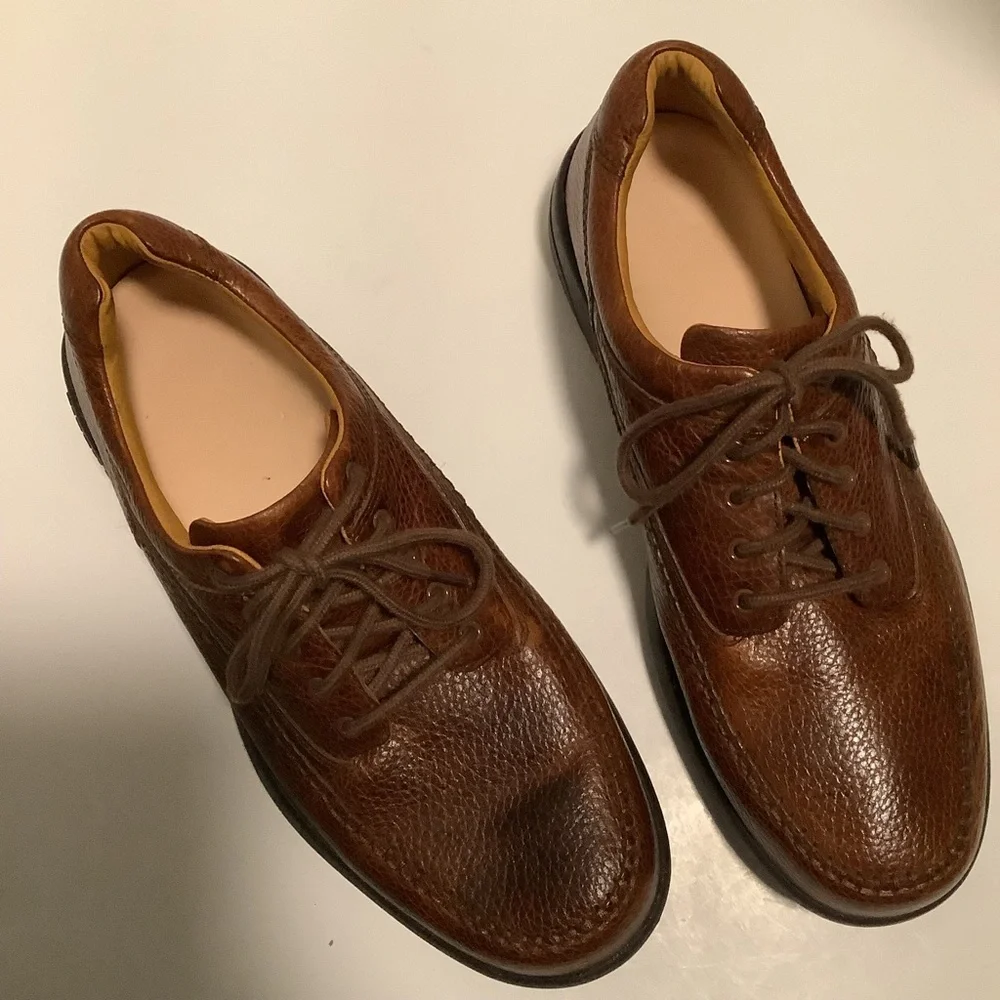 Dr. Comfort Stallion diabetic mens mens US 13 brown‎ leather Oxford shoes